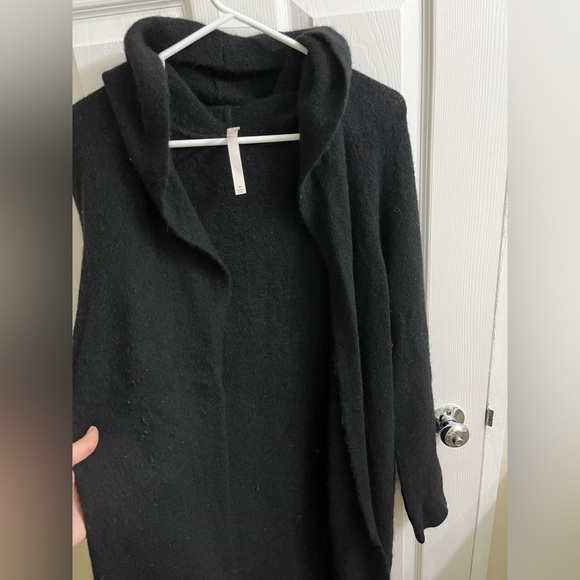 Aritzia Babaton Long Wool Hooded Cardigan - Picture 2 of 7